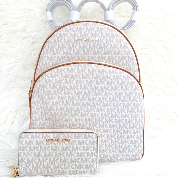 Michael Kors Handbags - NwT Michael Kors Abbey Backpack & Phone Wallet